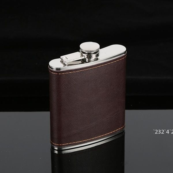 6oz hip flasks leather whiskey flagon leak proof stainless steel hip flasks outdoor portable wine pot pocket flask llb10957
6oz hip flasks leather whiskey flagon leak proof stainless steel hip flasks outdoor portable wine pot pocket flask llb10957
