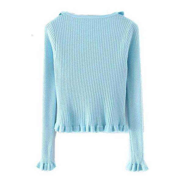 women's knits & tees vintage french wood ears ruffles v neck knitted cardigan cropped woman sweater trim flare sleeve short j 7lxp, White
women's knits & tees vintage french wood ears ruffles v neck knitted cardigan cropped woman sweater trim flare sleeve short j 7lxp, White
