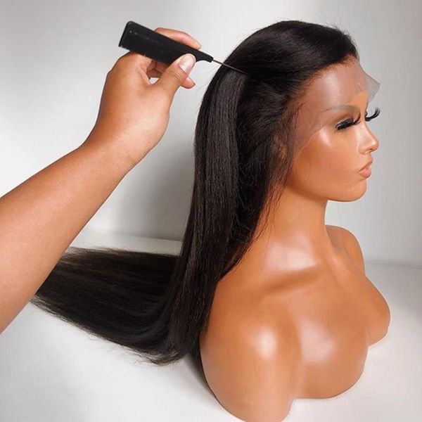 lace wigs 200density long yaki straight 100%human hair front for women 360 frontal silk base preplucked remy, Black;brown
lace wigs 200density long yaki straight 100%human hair front for women 360 frontal silk base preplucked remy, Black;brown