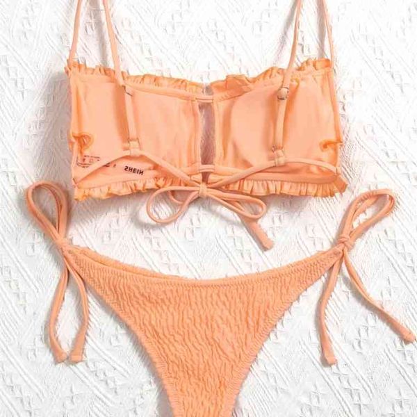 new bubble shirred smoed bikini micro bikinis women biquini solid bathing suit braizlian swimsuit low waist swimwearby ai
new bubble shirred smoed bikini micro bikinis women biquini solid bathing suit braizlian swimsuit low waist swimwearby ai