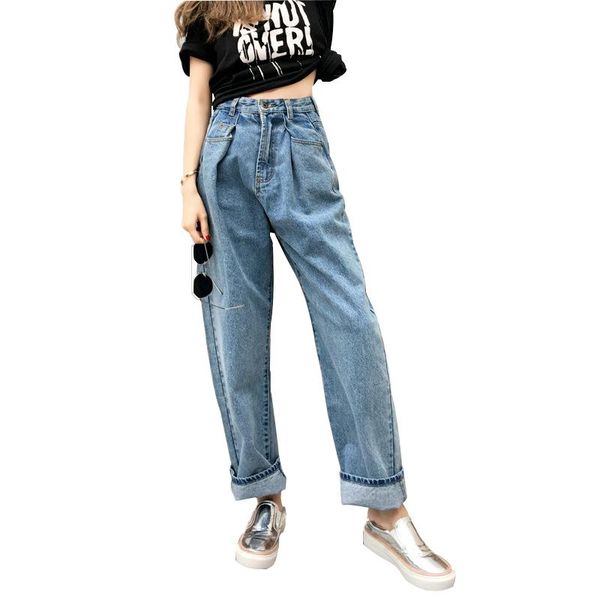 women's pants & capris mobtrs style slim pencil women vintage high waist jeans womens full length loose cowboy pant, Black;white
women's pants & capris mobtrs style slim pencil women vintage high waist jeans womens full length loose cowboy pant, Black;white
