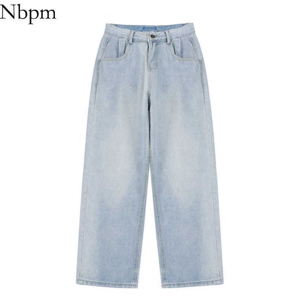nbpm fashion washed loose bottom jeans woman high waist denim trousers streetwear girls pants korean fashion mujer 210529, Blue
nbpm fashion washed loose bottom jeans woman high waist denim trousers streetwear girls pants korean fashion mujer 210529, Blue