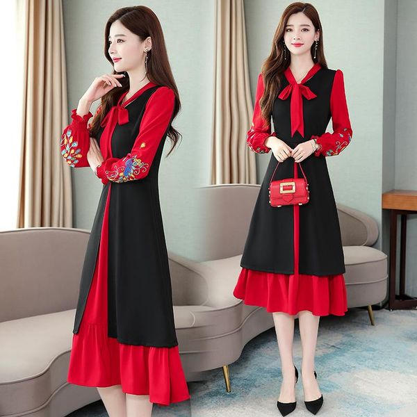 casual dresses coigarsam women long dress autumn 2022 office lady vintage full sleeve animal puff v-neck robe vestidos, Black;gray
casual dresses coigarsam women long dress autumn 2022 office lady vintage full sleeve animal puff v-neck robe vestidos, Black;gray