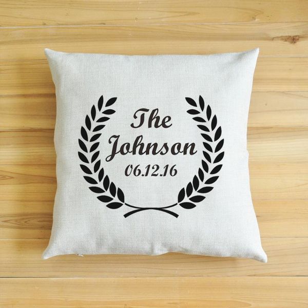 cushion/decorative pillow personalized pillow, square cushion last name and date custom housewarming gift
cushion/decorative pillow personalized pillow, square cushion last name and date custom housewarming gift