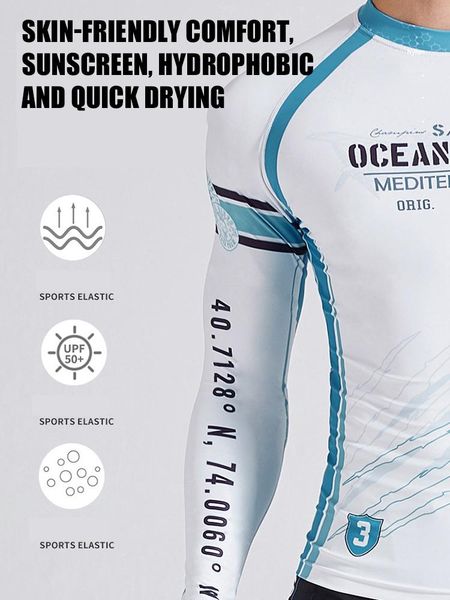 one-piece suits sabolay men swimsuit upf50 long sleeve swimwear l/xl quick dry surfing water sports diving suit fitness running male shirt
one-piece suits sabolay men swimsuit upf50 long sleeve swimwear l/xl quick dry surfing water sports diving suit fitness running male shirt