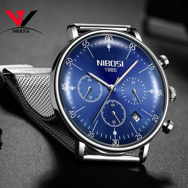 wristwatches uhren herren luxusmarke nibosi watch men famous dress analog quartz mesh steel man clock waterproof, Slivery;brown
wristwatches uhren herren luxusmarke nibosi watch men famous dress analog quartz mesh steel man clock waterproof, Slivery;brown