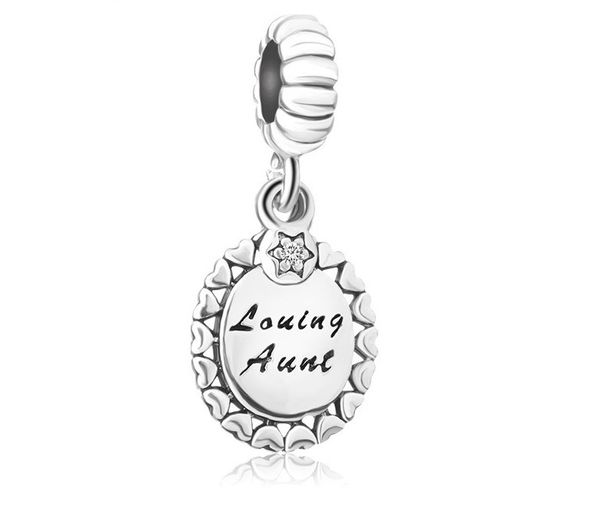 fits pandora bracelets 30pcs loving aunt dangle pendant charms beads silver charms bead for women diy european necklace jewelry, Black
fits pandora bracelets 30pcs loving aunt dangle pendant charms beads silver charms bead for women diy european necklace jewelry, Black