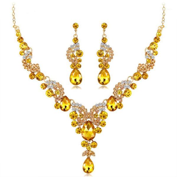 earrings & necklace fashion crystal rhinestone cz jewelry sets wedding party accessories bridal set, Silver
earrings & necklace fashion crystal rhinestone cz jewelry sets wedding party accessories bridal set, Silver