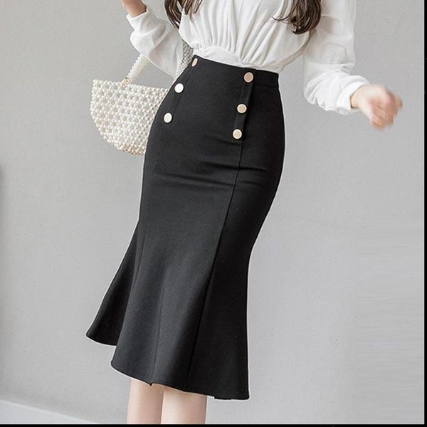 plus size high waist womens skirt red pencil elegant korean office black double breasted jupe femme
plus size high waist womens skirt red pencil elegant korean office black double breasted jupe femme