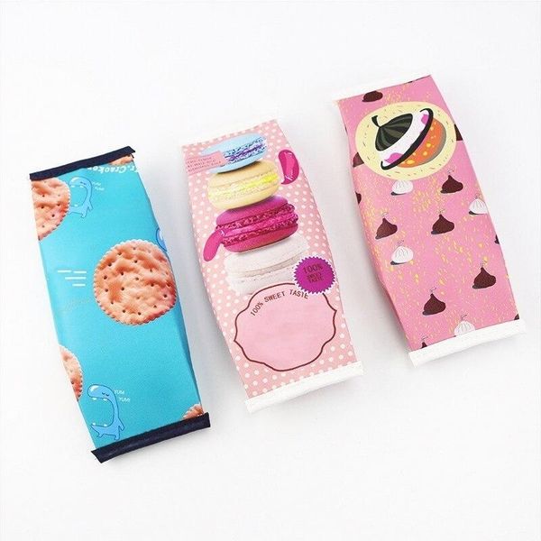 pencil bags kawaii biscuit fruit waterproof case creative design bag school stationery
pencil bags kawaii biscuit fruit waterproof case creative design bag school stationery