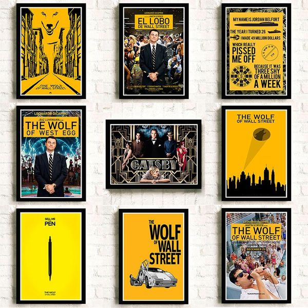 wall stickers the wolf of street posters american style white coated paper prints home decoration
wall stickers the wolf of street posters american style white coated paper prints home decoration