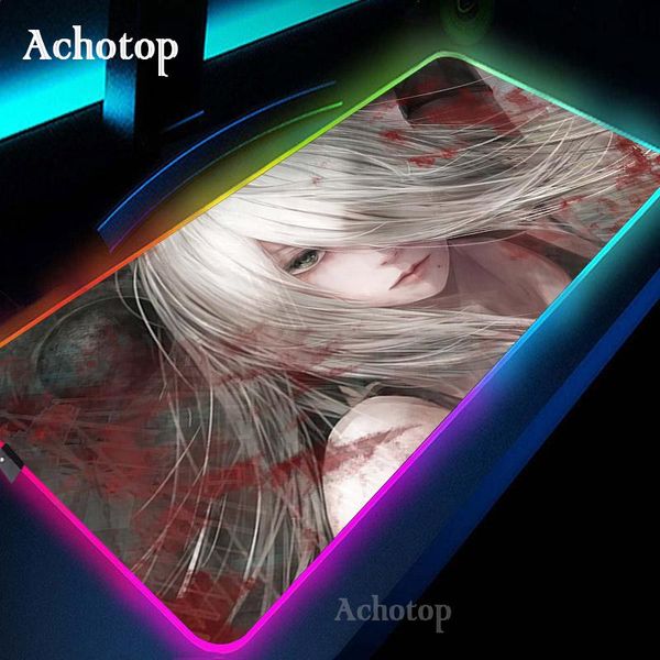 mouse pads & wrist rests nier rgb pad anime girl gaming computer large mousepad xxl mat led gamer mause carpet desk for cs
mouse pads & wrist rests nier rgb pad anime girl gaming computer large mousepad xxl mat led gamer mause carpet desk for cs