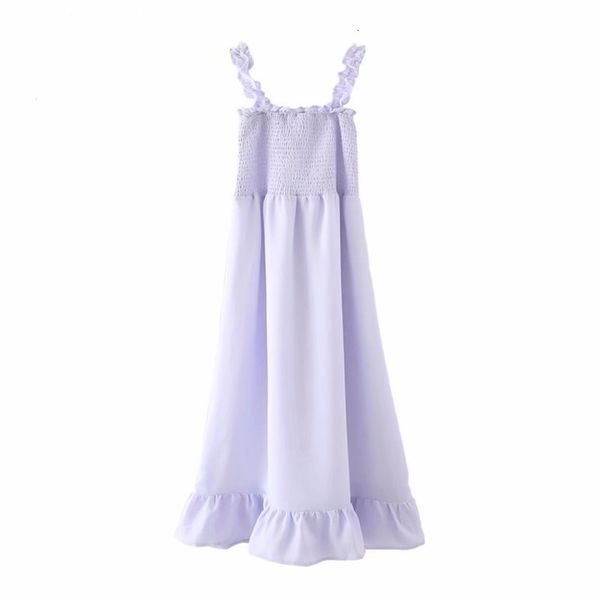 women's knits & tees new ruffles woman suspender dress vintage sweet solid color pleated women casual summer long 003a, White
women's knits & tees new ruffles woman suspender dress vintage sweet solid color pleated women casual summer long 003a, White