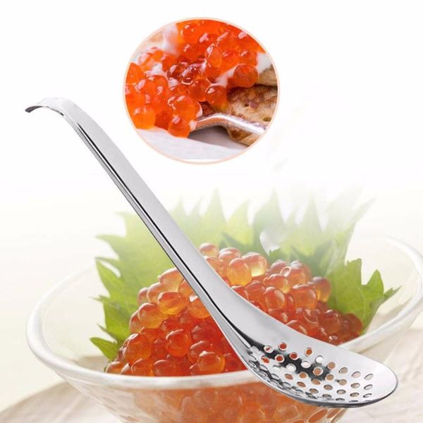 spoons stainless steel creative spherical spoon caviar egg yolk colander slotted filter bar cooking gadgets kitchen supplies
spoons stainless steel creative spherical spoon caviar egg yolk colander slotted filter bar cooking gadgets kitchen supplies