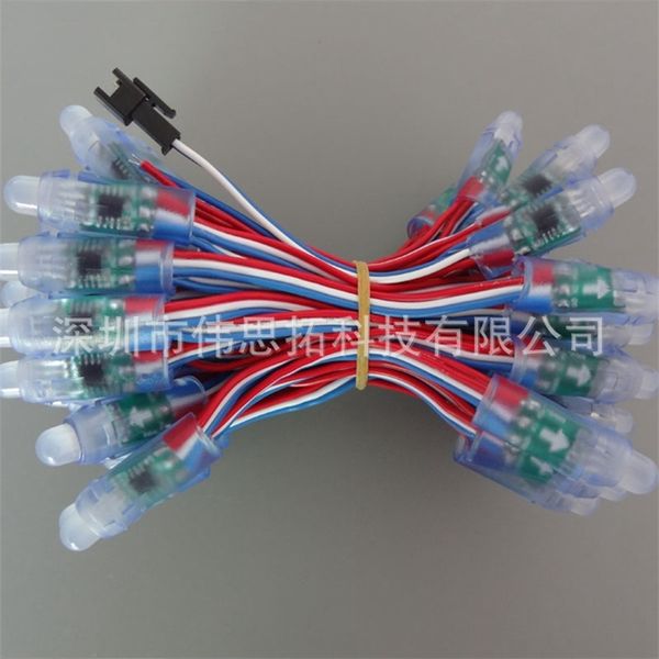 ws2811 12mm full color 5v exposed luminous character point light source pixel string christmas lamp
ws2811 12mm full color 5v exposed luminous character point light source pixel string christmas lamp