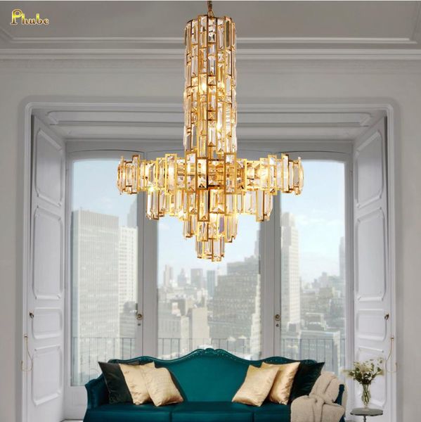 chandeliers phube lighting modern crystal chandelier for living room luxury round gold home decoration led cristal lamp
chandeliers phube lighting modern crystal chandelier for living room luxury round gold home decoration led cristal lamp
