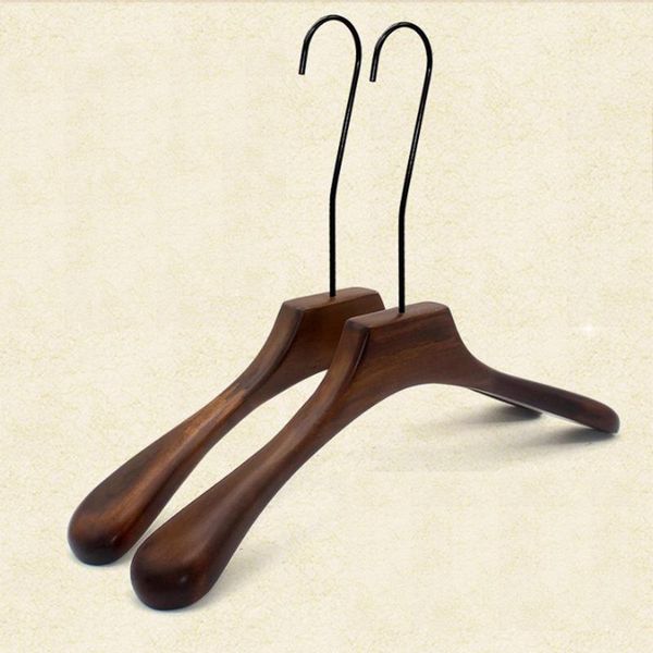 hangers & racks 4 pcs/lot thickened antique wooden hanger for men women quality wood suit with long black hook
hangers & racks 4 pcs/lot thickened antique wooden hanger for men women quality wood suit with long black hook