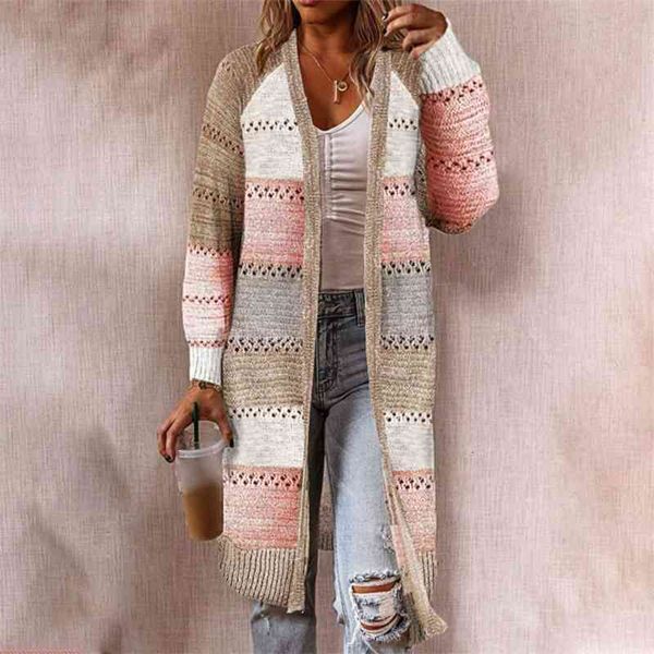 women's jackets coats sweater 2021 autumn winter loose contrast stitching medium length long sleeve knitted cardigan 3ad1, Black;brown
women's jackets coats sweater 2021 autumn winter loose contrast stitching medium length long sleeve knitted cardigan 3ad1, Black;brown