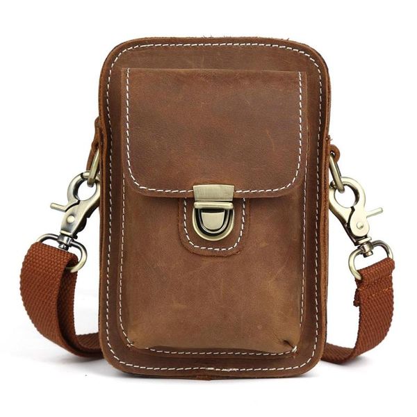 tiding designer cow leather small waist pack retro crazy horse mobile phone bag man bum hip belt bags day 3110
tiding designer cow leather small waist pack retro crazy horse mobile phone bag man bum hip belt bags day 3110