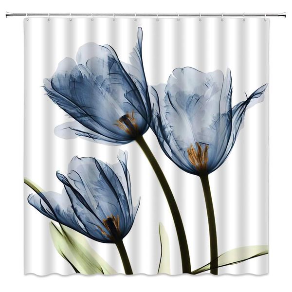 transparent flowers shower curtain dreamy blue tulip flowers illuminated by x-rays,70x70 inch polyester fabric bathroom
transparent flowers shower curtain dreamy blue tulip flowers illuminated by x-rays,70x70 inch polyester fabric bathroom