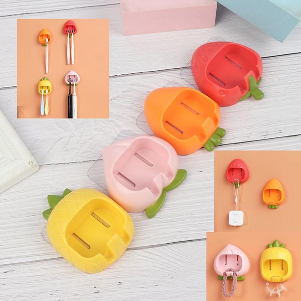 toothbrush holders creative wall-mounted electric holder fruits hook drain shelf organizer bathroom storage rack accessories
toothbrush holders creative wall-mounted electric holder fruits hook drain shelf organizer bathroom storage rack accessories