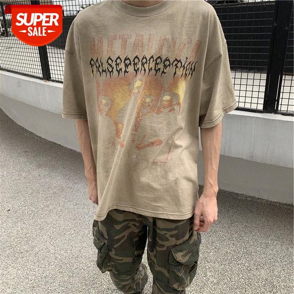 vintage washed tie-dye portrait short-sleeved fog street loose retro brand t-shirt #955y, White;black
vintage washed tie-dye portrait short-sleeved fog street loose retro brand t-shirt #955y, White;black
