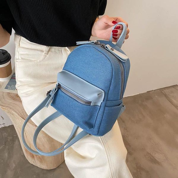 backpack style 2021 ins shoulder college students multi purpose bag denim fashion simple mini for women
backpack style 2021 ins shoulder college students multi purpose bag denim fashion simple mini for women