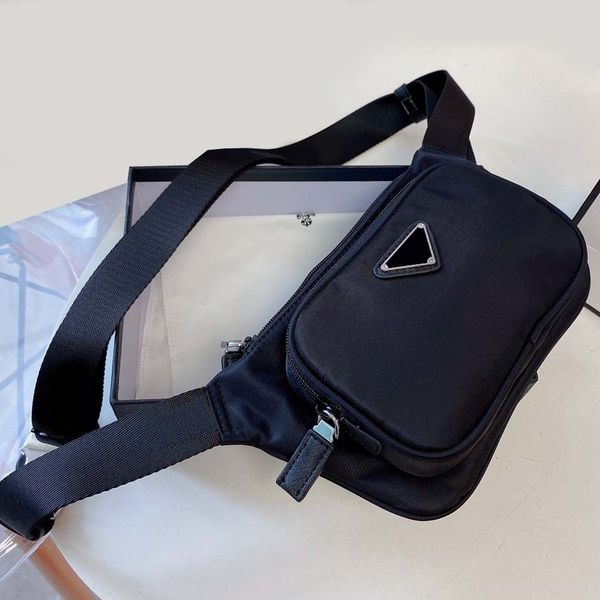 luxury designer black nylon waist bag men's fanny bags casual all-match messenger wallet sports chest purse multi-function shoulder bac
luxury designer black nylon waist bag men's fanny bags casual all-match messenger wallet sports chest purse multi-function shoulder bac