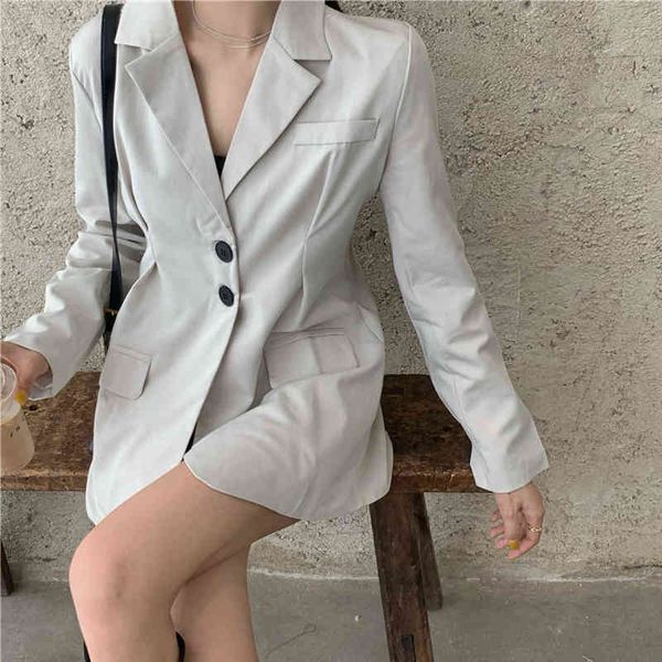 women's suits & blazers spring slim women jacket single breasted long sleeve pocket coat casual fashion turn down collar outwear f, White;black
women's suits & blazers spring slim women jacket single breasted long sleeve pocket coat casual fashion turn down collar outwear f, White;black