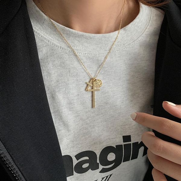 chains fmily minimalist 925 sterling silver hip hop cross pendant necklace retro fashion creative clavicle chain for girlfriend gift
chains fmily minimalist 925 sterling silver hip hop cross pendant necklace retro fashion creative clavicle chain for girlfriend gift