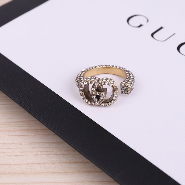 70% off luxury jewelry gu full double letter net red temperament women's style open ring, Silver
70% off luxury jewelry gu full double letter net red temperament women's style open ring, Silver