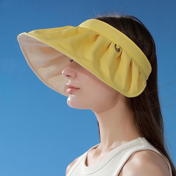 wide brim hats 2 in 1 summer headband women sun hat female sunscreen beach cap visor foldable chapeu feminino portable empty top, Blue;gray
wide brim hats 2 in 1 summer headband women sun hat female sunscreen beach cap visor foldable chapeu feminino portable empty top, Blue;gray
