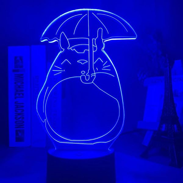 night lights 3d light led lamp anime, totoro toys illusion 7colors & 16 colors change decor with remote control
night lights 3d light led lamp anime, totoro toys illusion 7colors & 16 colors change decor with remote control