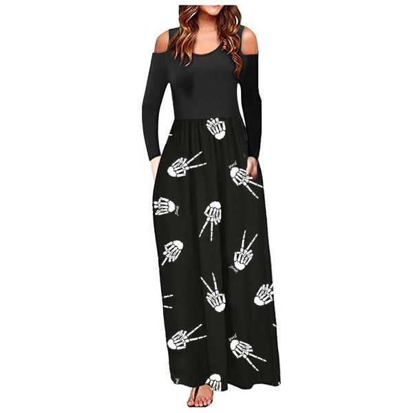 casual dresses halloween vintage print o-neck long dress women spring sleeve slim robe elegant lady maxi vestidos 2021 #t2q, Black;gray
casual dresses halloween vintage print o-neck long dress women spring sleeve slim robe elegant lady maxi vestidos 2021 #t2q, Black;gray