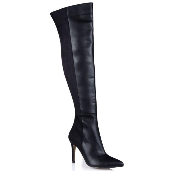 boots women stiletto thin high heel over-the-knee pointed toe fashion evening dress party ball lady thigh boot 13bt-x2, Black
boots women stiletto thin high heel over-the-knee pointed toe fashion evening dress party ball lady thigh boot 13bt-x2, Black