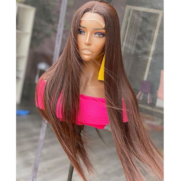 heat resistant 26inch lace front fiber hair wig brown color 150% density straight synthetic hair preplucked baby hair dailyfactory direct, Black
heat resistant 26inch lace front fiber hair wig brown color 150% density straight synthetic hair preplucked baby hair dailyfactory direct, Black