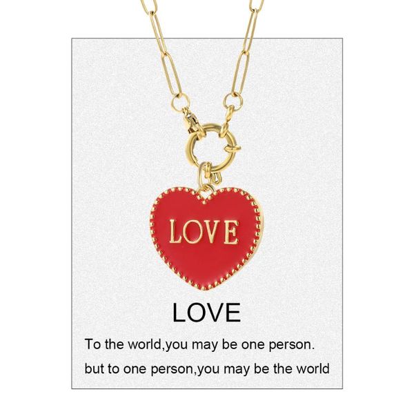 pendant necklaces red heart love for women gold dream catcher letter woman's necklace long stainless steel chains friend collars choker, Silver
pendant necklaces red heart love for women gold dream catcher letter woman's necklace long stainless steel chains friend collars choker, Silver