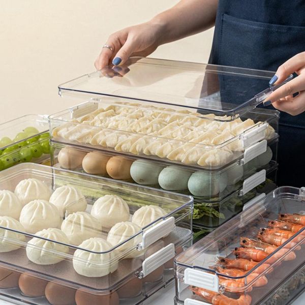 storage bottles & jars kitchen organizer plastic dumpling box transparent refrigerator container egg
storage bottles & jars kitchen organizer plastic dumpling box transparent refrigerator container egg