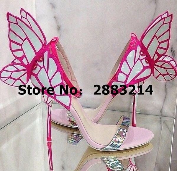 dress shoes wedding bride pumps genuine leather butterfly high heels ladies summer sandals angel-wing gladiator open toe woman euro 35-42, Black
dress shoes wedding bride pumps genuine leather butterfly high heels ladies summer sandals angel-wing gladiator open toe woman euro 35-42, Black