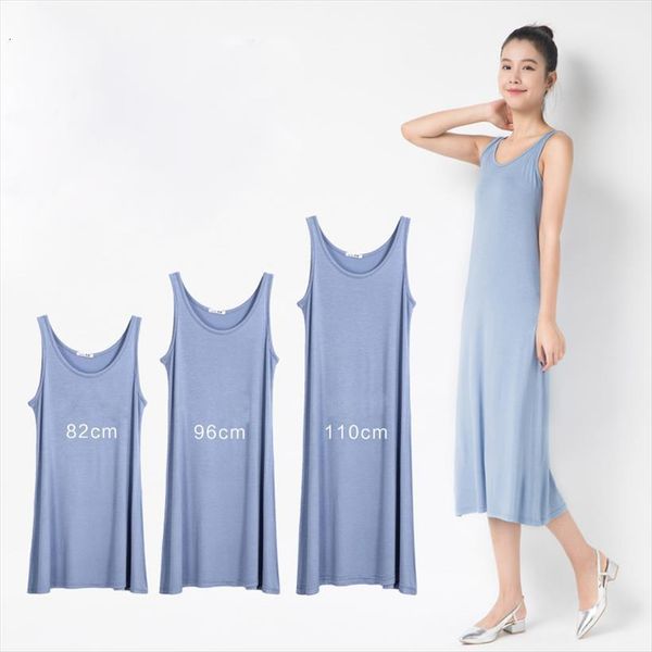 spring plus size vest womens dress round neck sleeveless loose long summer women fashion modal, Black;gray
spring plus size vest womens dress round neck sleeveless loose long summer women fashion modal, Black;gray