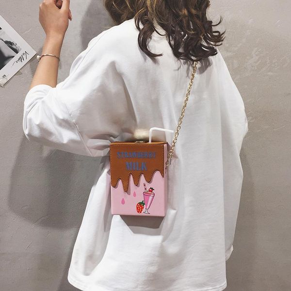 outdoor bags on the milk box single-shoulder bag small fresh lovely strawberry taste personality crossbody soft younger sister japane
outdoor bags on the milk box single-shoulder bag small fresh lovely strawberry taste personality crossbody soft younger sister japane