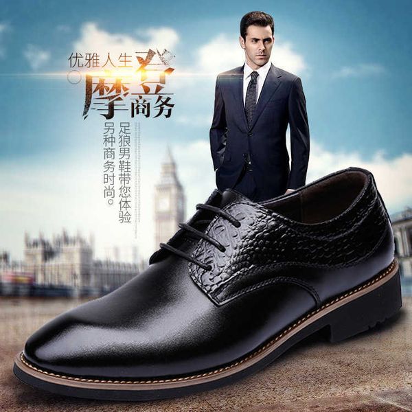 2021 men's shoes leather business casual formal office wedding oversized fashion, Black
2021 men's shoes leather business casual formal office wedding oversized fashion, Black