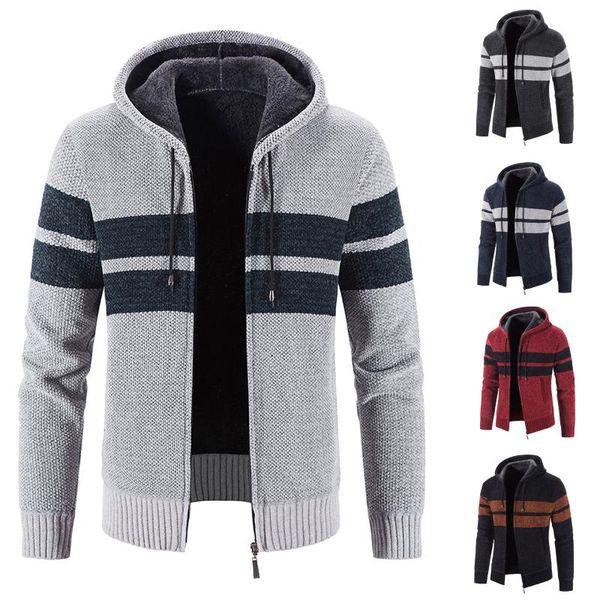 men's jackets mens plus size thick velvet fluffy sweater coat hooded large long sleeve knitted cardigan grey wool male, Black;brown
men's jackets mens plus size thick velvet fluffy sweater coat hooded large long sleeve knitted cardigan grey wool male, Black;brown