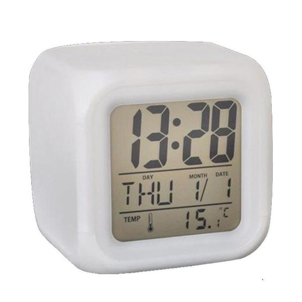 other clocks & accessories colorful square clock mute luminous led color changing electronic alarm home bedroom desktop
other clocks & accessories colorful square clock mute luminous led color changing electronic alarm home bedroom desktop