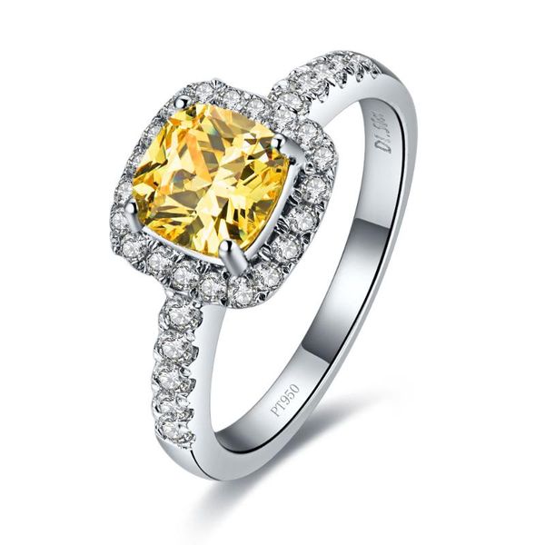cluster rings yellow cushion 1ct 14k solid white gold quality diamond ring engagement jewelry women anniversary trendy, Golden;silver
cluster rings yellow cushion 1ct 14k solid white gold quality diamond ring engagement jewelry women anniversary trendy, Golden;silver