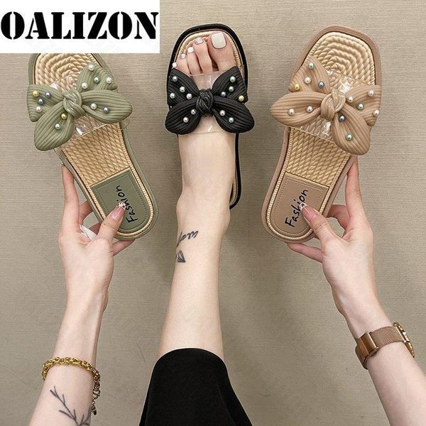 summer slipper sandals women shoes flats bowknot pearl decoration ladies soft flip flops female antiskid beach shoe slippers, Black
summer slipper sandals women shoes flats bowknot pearl decoration ladies soft flip flops female antiskid beach shoe slippers, Black