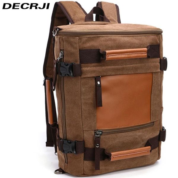backpack decrji backpacks men large capacity canvas lapmale rucksack travel shoulder school bags multifunction
backpack decrji backpacks men large capacity canvas lapmale rucksack travel shoulder school bags multifunction