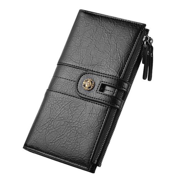 wallets men's zipper wallet pu long coin purse male retro hand clutch phone bag hasp money luxury designer leather, Red;black
wallets men's zipper wallet pu long coin purse male retro hand clutch phone bag hasp money luxury designer leather, Red;black