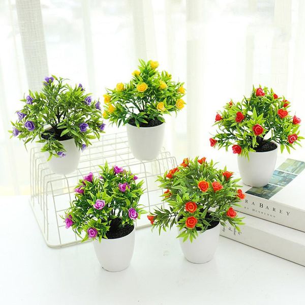decorative flowers & wreaths plastic green plants simulation potted artificial rose peony small fake flower for greening decoration desktop
decorative flowers & wreaths plastic green plants simulation potted artificial rose peony small fake flower for greening decoration desktop
