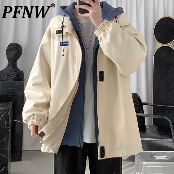men's jackets pfnw 2021 autumn fashion ins fake two piece splicing tooling coats korean students hoodies streetwear tide 12x0731, Black;brown
men's jackets pfnw 2021 autumn fashion ins fake two piece splicing tooling coats korean students hoodies streetwear tide 12x0731, Black;brown